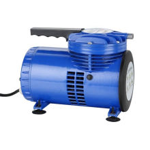 Mini piston oil free cordless portable compressor with airbrush chargeable type